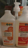 蔬果園（SukGarden）洗潔精 食品用A類 果蔬清洗劑 天然去農(nóng)殘去油不傷手洗碗液洗滌靈 【橘彩+紅柚】1.28kg*2瓶 曬單實拍圖