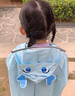 正雨雨衣兒童小學(xué)生幼兒園雨披上學(xué)專(zhuān)用防暴雨男女童書(shū)包位 甜酷小兔【升級防水高領(lǐng)+高清大帽檐+雙層防水門(mén)襟】 L【110-125cm】 曬單實(shí)拍圖