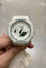 卡西歐（CASIO）多彩休閑運(yùn)動八角手表女GMA-S2100潮流透明運(yùn)動表送女友七夕禮物 GMA-S2100GA-7A八角盤+薄荷米白 曬單實(shí)拍圖