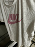 耐克NIKE女子短袖T恤 運動休閑 時尚簡約DX7907-052白粉XL 曬單實拍圖