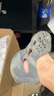 阿迪達斯yeezyfoam水泥灰椰子夏季清涼運動洞洞鞋IE4931UK943 曬單實拍圖