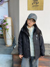 波司登（BOSIDENG）2025新款三合一羽絨服男女兒童一手長(cháng)5A抗菌絨保暖外套T250131340 黑色8056 130 /64 約 115-130cm 26kg 曬單實(shí)拍圖