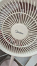 美的（Midea）【清新簡(jiǎn)約】家用定時(shí)空氣循環(huán)扇搖頭立式電風(fēng)扇輕音節(jié)能落地扇宿舍桌面小型風(fēng)扇空調(diào)伴侶FGA24TYR 曬單實(shí)拍圖