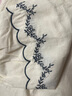 茵曼【商場同款】100棉荷葉領(lǐng)提花襯衫2025秋季女裝新款長袖上衣 杏色 M 曬單實(shí)拍圖