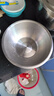 茶花304不銹鋼廚房專(zhuān)用湯盆菜盆加厚食品級材質(zhì)防摔洗菜盆面盆 24cm304不銹鋼盆 1個(gè) 3L 曬單實(shí)拍圖