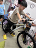 鳳凰（Phoenix）兒童山地自行車6-15-18歲青少年成人男女碟剎減震變速24寸灰綠色 曬單實拍圖