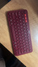 羅技（Logitech）時(shí)尚系列 K380 無(wú)線鍵盤 藍(lán)牙辦公鍵盤 女友 便攜超薄鍵盤 筆記本鍵盤 紅色 曬單實(shí)拍圖