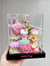 凱蒂貓 （hello kitty）正版永生花生日禮物哈嘍手辦禮盒擺件送女友孩盲盒公仔周邊紀念 正版香薰擺件-尋花踏春 曬單實(shí)拍圖