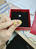 周六福玫瑰花3D硬金黃金耳釘女足金定價(jià)AD090254 一對(duì) 約1.24g生日禮物 曬單實(shí)拍圖