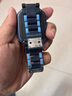 百想適用華為兒童電話(huà)手表5x/5xpro表帶磁吸閃扣腕帶5X/4X新耀版本男女加長(cháng)智能手表3pro超能版配件 星際藍+螺絲桿2根 【鏈式透氣不夾手】 適用：5X/5Xpro 曬單實(shí)拍圖