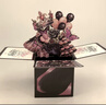 靚做生日賀卡黑粉色手寫(xiě)彈開(kāi)式3D立體盒子配信封個(gè)性創(chuàng  )意生日祝?？ㄆ?1個(gè) 曬單實(shí)拍圖