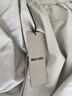 無印良品（MUJI） IDEE 女式平紋燈籠褲褲子女款夏季款女裝純棉 25年長褲 GA54CC5S 淺灰色 L （165/72A） 曬單實拍圖