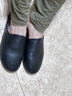 KuanVei羊皮拖鞋秋冬季包頭居家皮拖鞋男防滑真皮女家用高檔室內涼鞋 黑色-全包款 43 -44碼【30號】 曬單實(shí)拍圖