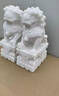 鎏銘石獅子一對漢白玉家門(mén)口石雕獅子精雕看門(mén)鎮宅大門(mén)口威武霸氣天然 漢白玉高66.6厘米一對 精修三遍 曬單實(shí)拍圖