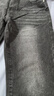伯談美式cleanfit黑灰紋路517風(fēng)格水洗復古牛仔褲微喇做舊高彈休閑男 黑灰色【質(zhì)量】(修身偏小碼)(森 L ((115-125)) 曬單實(shí)拍圖