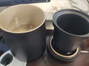 京東京造茶杯便攜式黑陶茶泡茶壺茶杯功夫茶具辦公杯隨身茶壺容量400ml 曬單實(shí)拍圖