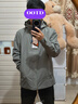 牧高笛冷山野徑三合一抓絨沖鋒衣男女款戶(hù)外防風(fēng)防水保暖羽絨內膽沖鋒衣外套 【三合一羽絨】男/草灰綠 M 曬單實(shí)拍圖
