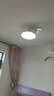 美的（Midea）風扇燈餐廳吊扇燈led臥室燈隱形扇葉遙控三防燈具熟睡風包安裝 曬單實拍圖