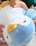 名創(chuàng  )優(yōu)品（MINISO）penpen企鵝8寸坐姿毛絨公仔玩具玩偶抱枕娃娃生日禮物女 藍色 曬單實(shí)拍圖