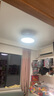 美的（Midea）風(fēng)扇燈餐廳吊扇燈led臥室燈隱形扇葉遙控三防燈具熟睡風(fēng)包安裝 曬單實(shí)拍圖
