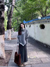 蝶嬌諾（DIEJIAONUO）連衣裙子女裝秋季新款慵懶風(fēng)穿搭女套裝韓版氣質(zhì)顯瘦設計感溫柔 灰色上衣+裙子 M 曬單實(shí)拍圖