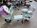 雅迪（yadea）C50冠能新國標(biāo)可愛電動自行車長續(xù)航電動車48V24Ah鋰電電池通勤代步智能車男女電瓶車千代綠 曬單實拍圖