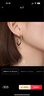白嵐素圈耳環(huán)女S925銀耳飾簡(jiǎn)約設計感時(shí)尚氣質(zhì)潮流生日禮物送老 素圈耳環(huán)大號-鍍白金色 曬單實(shí)拍圖