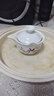 豹霖 旅行茶具便攜功夫茶具套裝快客杯陶瓷茶壺陶瓷茶杯旅游茶具便捷包 快客一壺一杯-汝窯-福字 曬單實(shí)拍圖