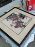 禮御友嘉蘇繡成品掛畫(huà)純手工刺繡葡萄紫氣東來(lái)蘇州刺繡客廳臥室餐廳裝飾畫(huà) 畫(huà)芯35x35cm 帶框尺寸55x55cm 曬單實(shí)拍圖
