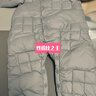 乖奇熊嬰幼兒三防連體衣秋冬保暖寶寶輕薄羽絨服圍脖哈衣爬服外出拜年服 暮色藍/星月奇遇 90 曬單實拍圖