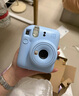 富士（FUJIFILM）立拍立得mini12 mini11/7/9升級款 相紙一次成像相機拍照七夕禮物 Mini12 繡球藍（現(xiàn)貨） 官方標配 曬單實拍圖
