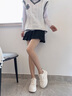 星期六（St&Sat）品牌真皮厚底小白鞋女2025秋季新款百搭板鞋透氣學(xué)生運(yùn)動(dòng)休閑女鞋 黑白熊貓色 37 曬單實(shí)拍圖