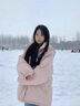 左別初中生羽絨服厚女14-16歲甜美2025冬季高中大童13-15歲 黑色 M 100-115斤 曬單實(shí)拍圖