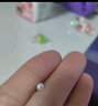 【999足銀】天然淡水珍珠耳釘扁圓饅頭純銀針耳環(huán)輕奢高級銀耳飾 白色 天然淡水珍珠【10mm】一對 曬單實(shí)拍圖