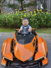 星辰皓蘭博基尼兒童電動(dòng)車(chē)汽車(chē)四輪嬰兒遙控寶寶玩具車(chē)男女小孩可坐人 橙色【皮座+軟胎+12V14AH】 曬單實(shí)拍圖