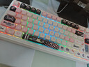 狼蛛（AULA）S75Pro無(wú)線(xiàn)機械鍵盤(pán)鼠標套裝藍牙/2.4G/有線(xiàn)三模連接全鍵熱插拔gasket結構客制化游戲電競辦公鍵盤(pán) 小拽貓【星矢軸】單鍵盤(pán) 曬單實(shí)拍圖