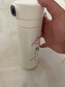 FGA富光智能指紋解鎖密碼兒童保溫杯男女小學(xué)生吸管水杯子節(jié)日禮物粉 曬單實(shí)拍圖