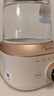 美的（Midea）全玻璃養(yǎng)生壺全自動燒水壺母嬰恒溫電熱水壺花茶壺全包裹護底防碎1.5L MK-YS15B201 曬單實拍圖