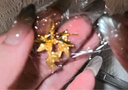 周大福金枝玉葉 黃金耳飾耳環(huán)(工費580)約5.2g EOF1462 曬單實(shí)拍圖