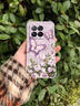殼望 適用紅米Note15Pro/+手機殼油畫(huà)蝴蝶note15四角防摔保護套新款輕奢高級感氣囊全包硅膠創(chuàng  )意 透明O-花花紫蝴蝶W 紅米NOTE15PRO 曬單實(shí)拍圖