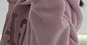 蓋璞女裝2025秋季新款Logo燈芯絨貼布繡寬松連帽衫保暖衛衣792561 曬單實(shí)拍圖