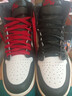 Jordan黑腳趾 消失的飛翼Air Jordan 1 High OG男運動(dòng)鞋DZ5485-106 42.5 曬單實(shí)拍圖
