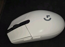 羅技（G）G304 LIGHTSPEED無(wú)線(xiàn)鼠標 游戲鼠標 輕質(zhì)便攜 絕地求生FPS鼠標英雄聯(lián)盟LOL吃雞 生日禮物 白色 曬單實(shí)拍圖