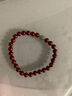 ALLOVE小蠻腰朱砂手鏈女本命年手串轉(zhuǎn)運珠七夕情人節(jié)禮物送女友老婆生日 曬單實拍圖