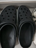 卡駱馳（CROCS）洞洞鞋貝雅卡駱班輕便耐磨一腳蹬休閑鞋|205089 石板灰/青檸綠-0GX 43 (270mm) 曬單實拍圖