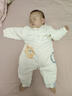 AMI彩虹小熊120g棉新生兒蝴蝶衣嬰兒衣服三層夾棉無(wú)骨哈衣寶寶連體衣 彩虹小熊藍色【120g蝴蝶衣】 66cm （建議寶寶體重：12-16斤） 曬單實(shí)拍圖