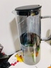JEKO&JEKO涼水壺耐高溫冷水壺玻璃杯家用晾水壺大容量花茶壺 1350mL煙灰色 曬單實(shí)拍圖