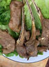 百草灘羊 寧夏鹽池灘羊肉 新鮮現宰羊肉原切法式羊排2斤 燒烤食材 清真法式羊排2斤鹽池灘羊 地標認證 曬單實(shí)拍圖