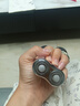 有色（yoose）剃須刀便攜合金電動(dòng)刮胡刀 男士教師生日情人節禮物送男友老公胡須刀禮盒 MINI 2.0 電鍍銀 曬單實(shí)拍圖