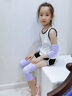 法·瑪莎 FAV MARTHA德國品質(zhì)兒童護膝運動(dòng)防摔護肘打籃球膝蓋護具夏季薄款全套裝女童 [透氣四件套]紫[護肘+護膝] S碼(適合3-6歲體重50斤以?xún)? 曬單實(shí)拍圖